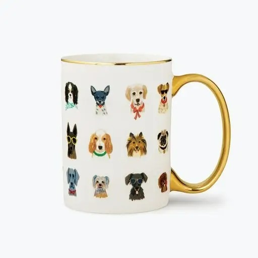 The Rifle Paper Company Dog Days Porcelain Mug
