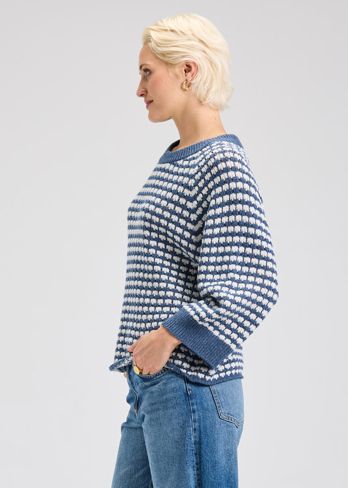 Zaket & Plover Texture Crew Sweater Final Clearance