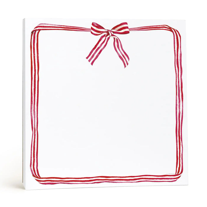 E.Frances Red Ribbon Candy Notepad