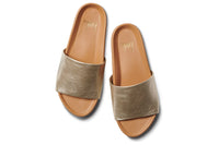 Beek Pelican Platform Platinum Beach Sandal