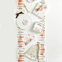 Santa Barbara Marble Serving Board with Holiday Tree