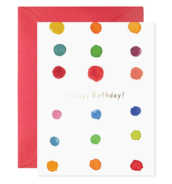 E.Frances Birthday Dots Card