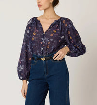 Cleobella Catherine Print Blouse Final Clearance