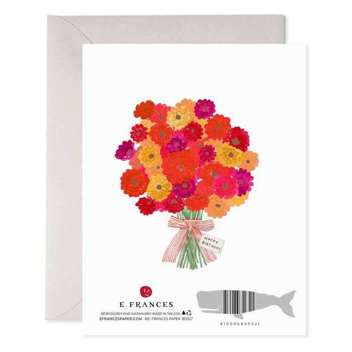 E.Frances Birthday Bouquet Card