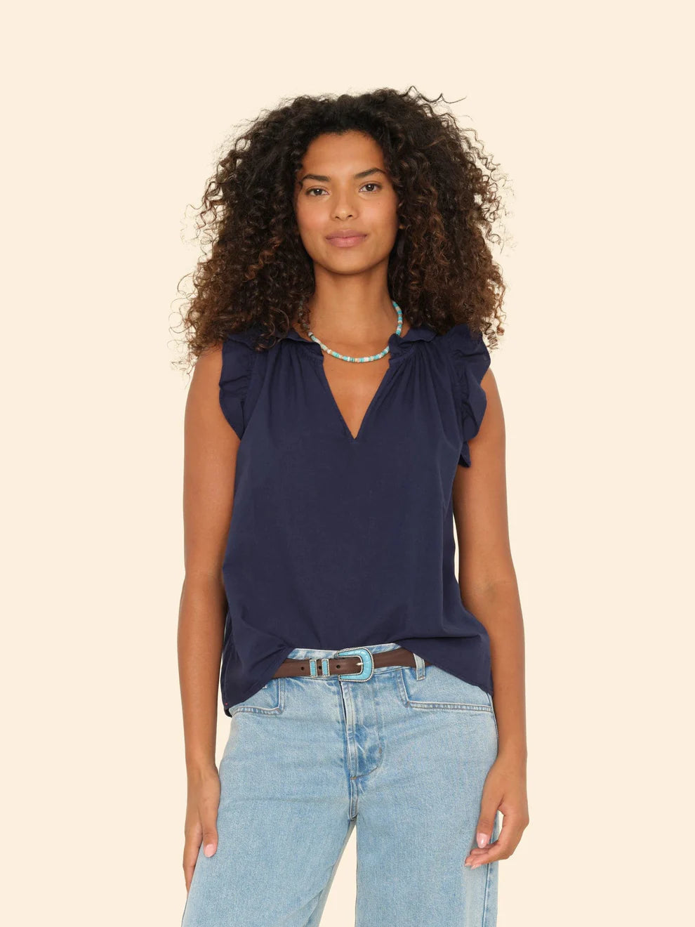 Xirena Bex Cotton Poplin Top