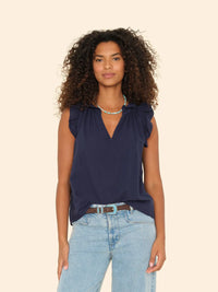 Xirena Bex Cotton Poplin Top