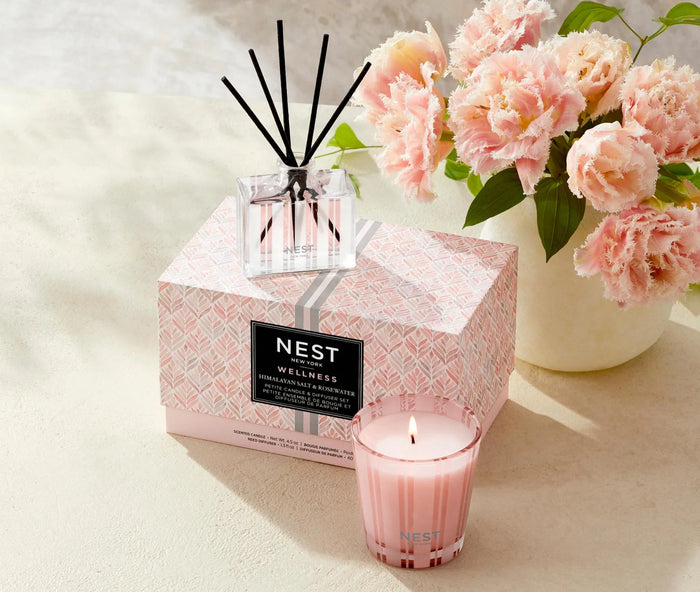 Nest Himalayan Salt Petite Candle & Reed Diffuser Set