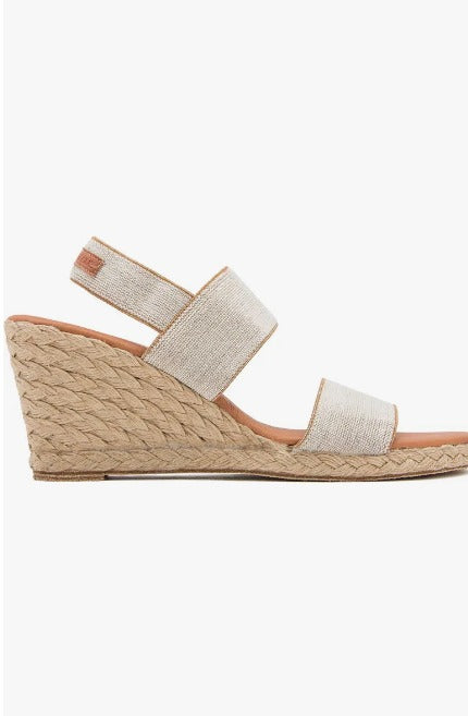 Andre Assous Allison Linen Espadrille Wedge