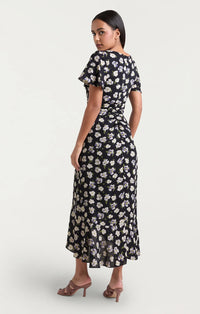 Cinq a Sept Mini Tossed Poppies Isha Dress Final Clearance