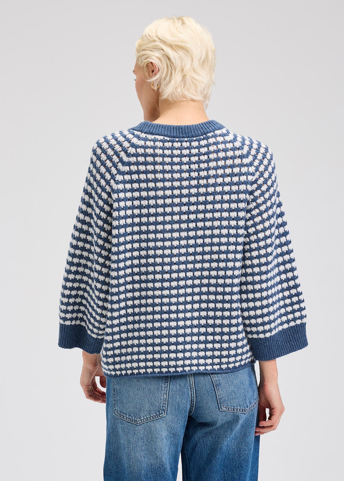 Zaket & Plover Texture Crew Sweater Final Clearance
