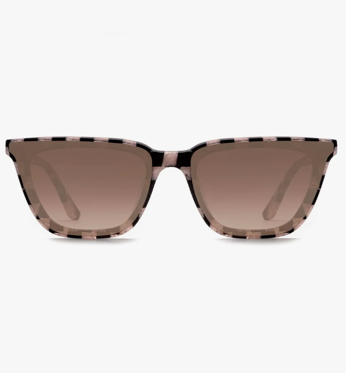 Krewe Bowery Nylon Harlequin Mirrored Sunglasses – Shop Chou Chou