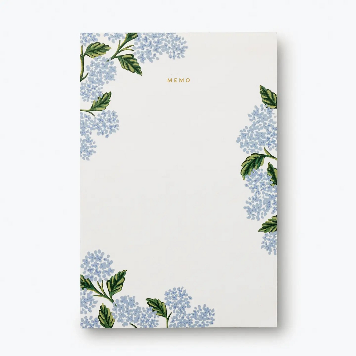 Rifle Paper Company Hydrangea Memo Notepad