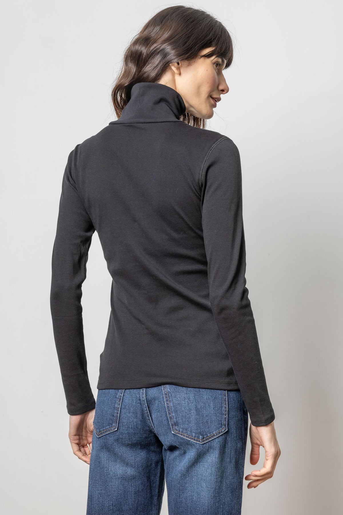 Lilla P Rib Turtleneck