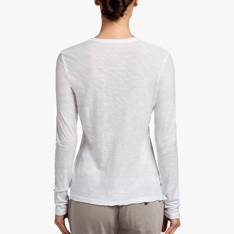 James Perse Long Sleeve Crew Neck Tee
