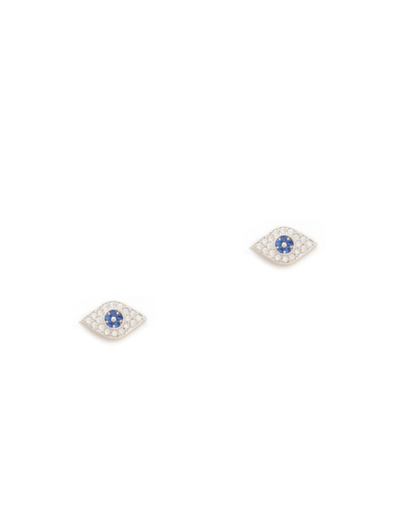 Tai Evil Eye Silver Earrings