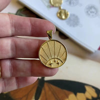 Jane Win Small Strong Coin Pendant