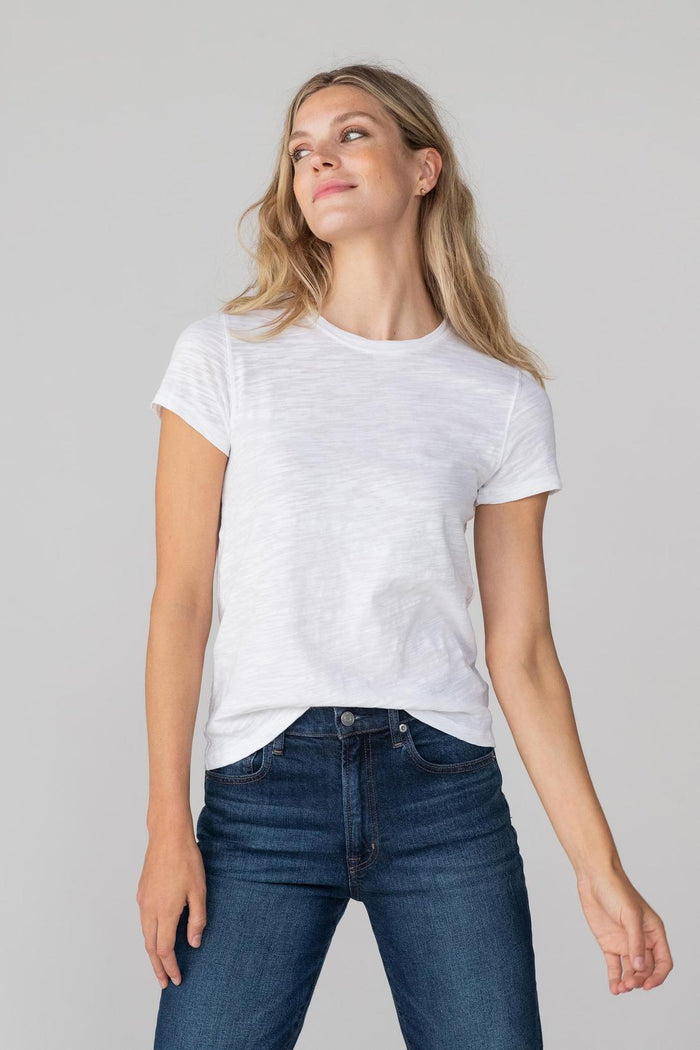 Lilla P Back Seam Crew Tee