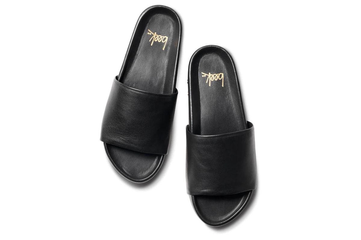 Beek Black Pelican Platform Sandal