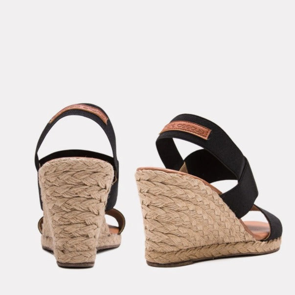 Andre Assous Allison Linen Espadrille Wedge