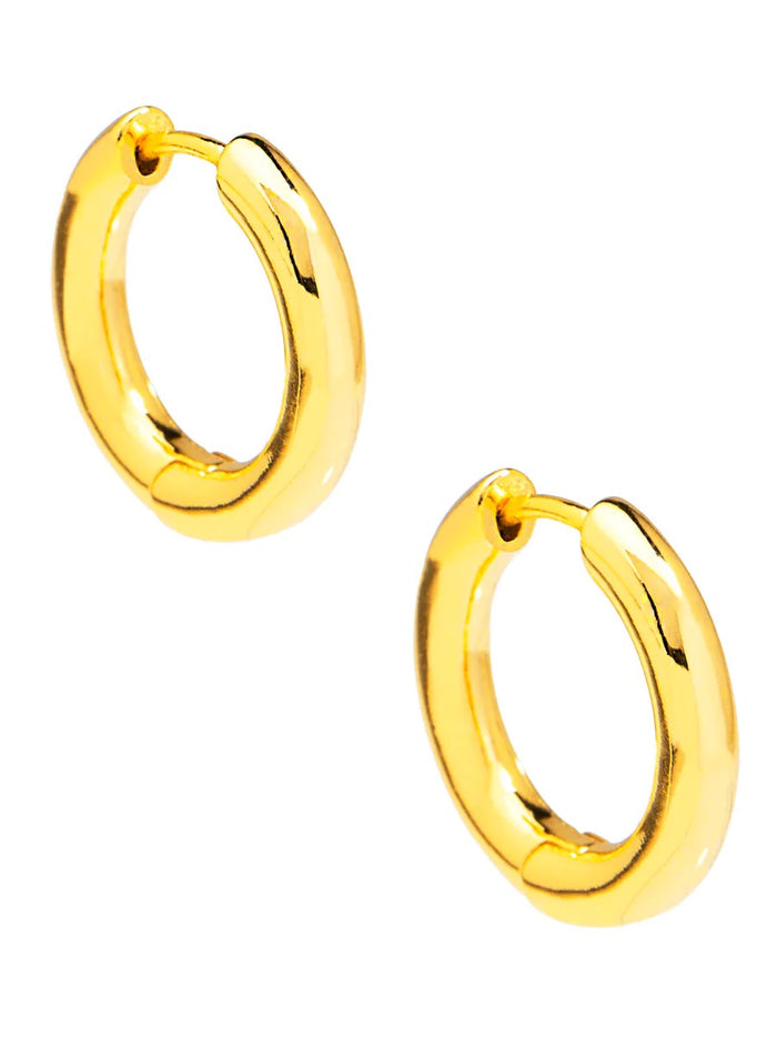 RHO Jewelry Small Chunky Huggie Earring