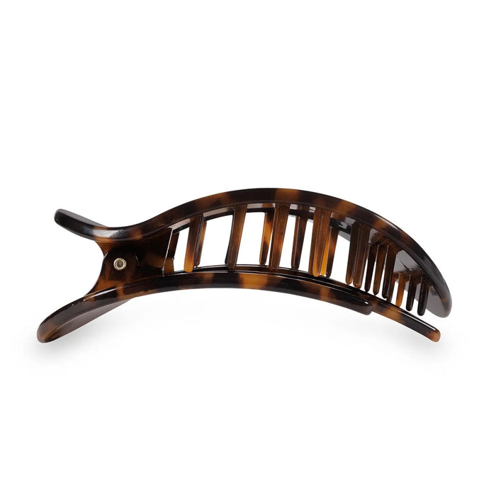 Teleties Tortoise Large Flat Round Clip