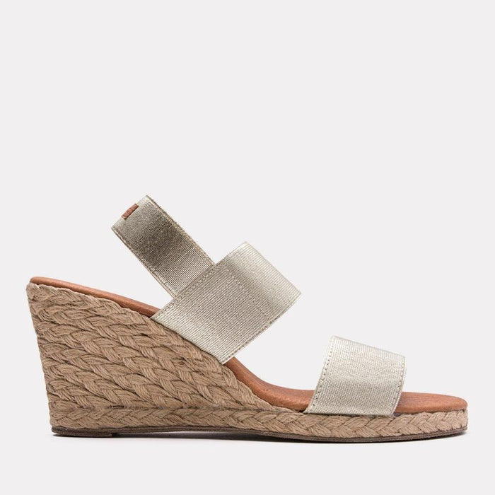 Andre Assous Allison Linen Espadrille Wedge