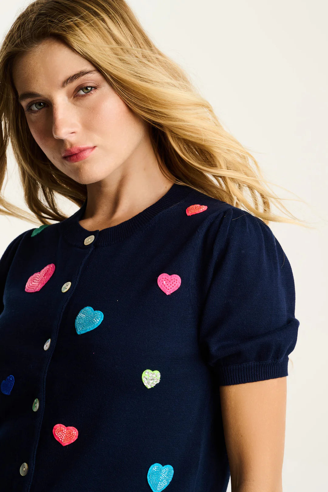 Lisa Todd Royal Flush Heart Sweater