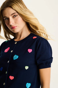 Lisa Todd Royal Flush Heart Sweater