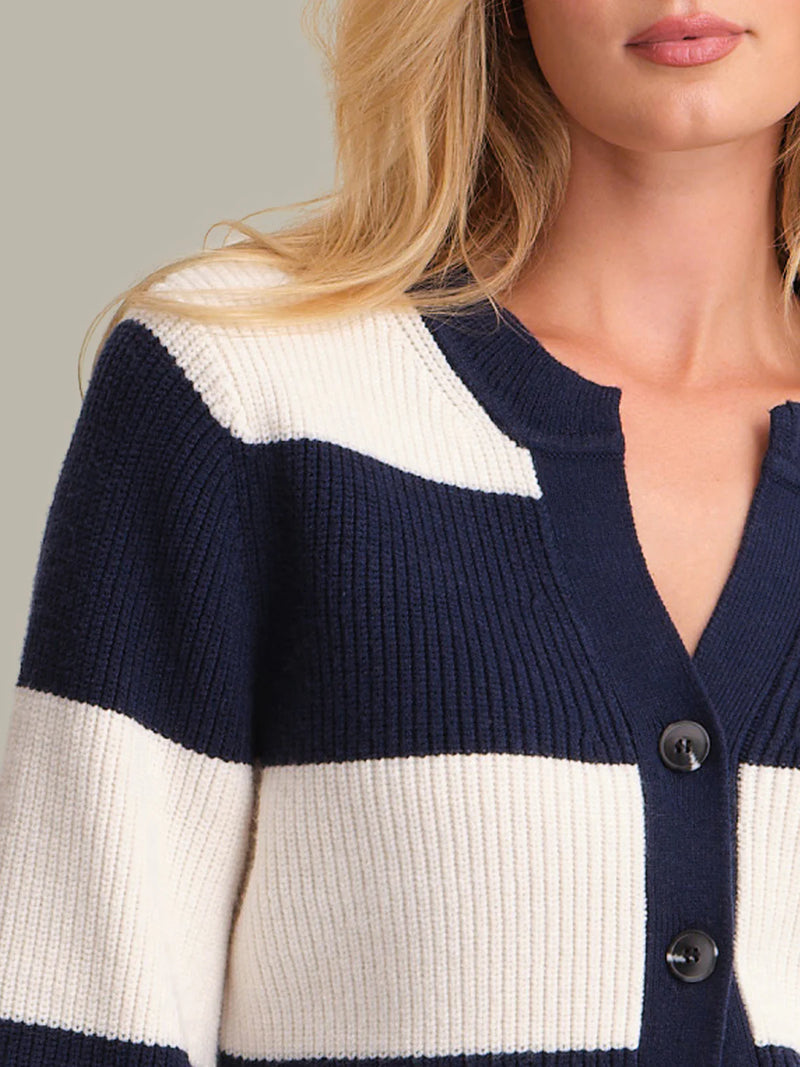 525 America Lottie Rugby Cardigan