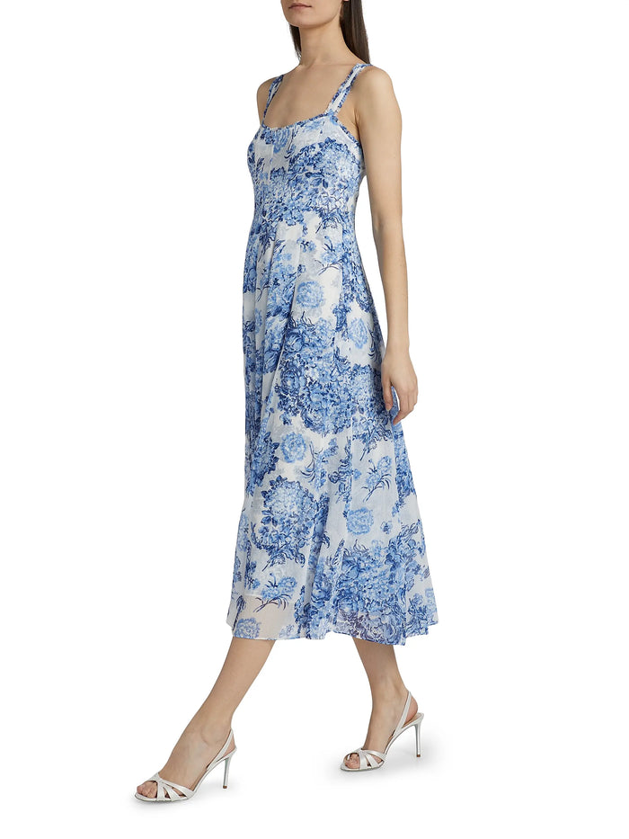 Cinq A Sept Coastal Bouquet Marmo Dress