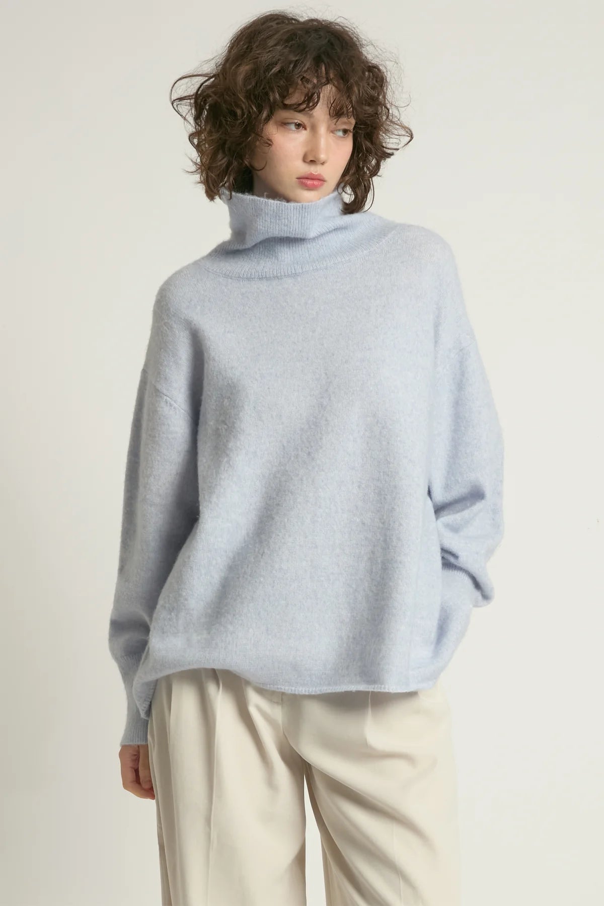 Look by M Slouch Turtleneck Sweater