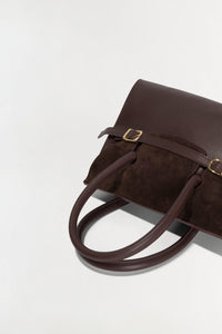 Simkhai River Suede Top Handle Bag