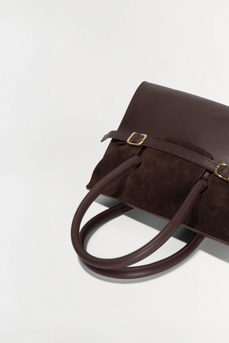 Simkhai River Suede Top Handle Bag