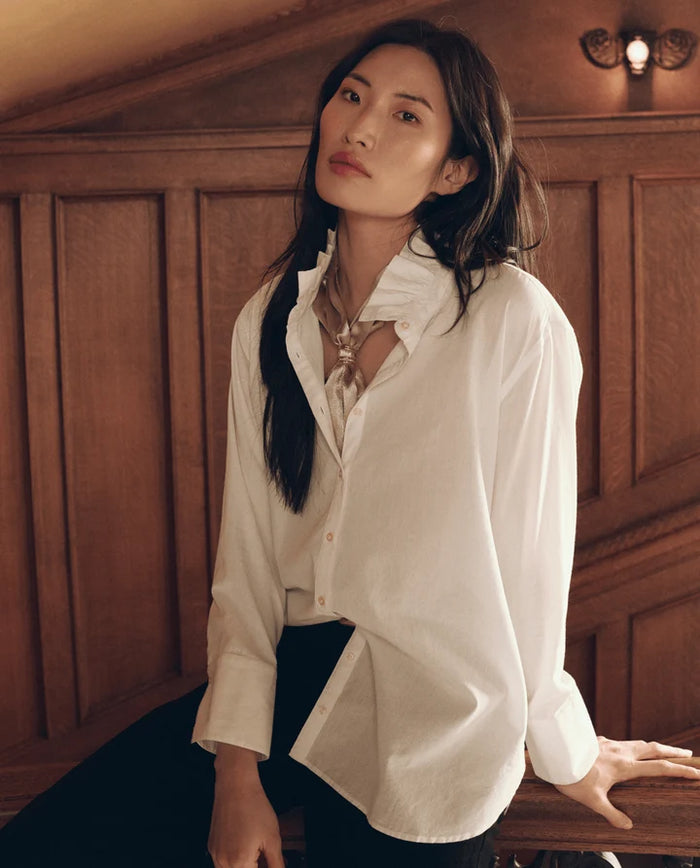 The Great Ruffle Neck Shirt