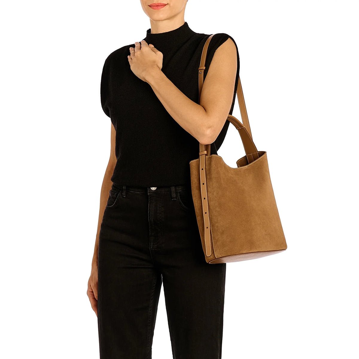 Il Bisonte Le Laudi Suede Bucket Bag