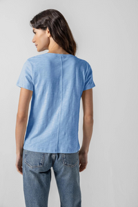 Lilla P Short Sleeve Slub Crew
