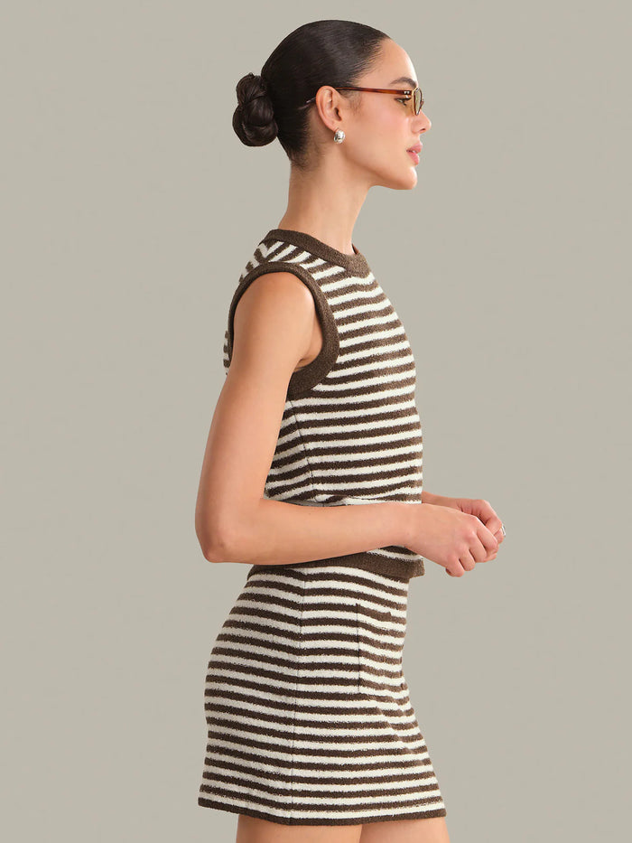 525 America Alessia Teddy Stripe Tank