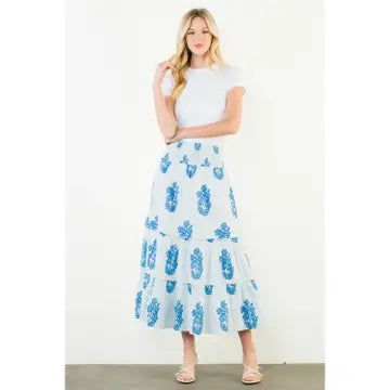 THML Floral Pattern Long Skirt Final Clearance