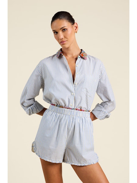 Trovata Birds of Paradis Lucille Stripe Short