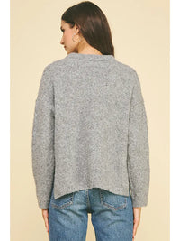 Pinch Soft Yarn Crew Sweater
