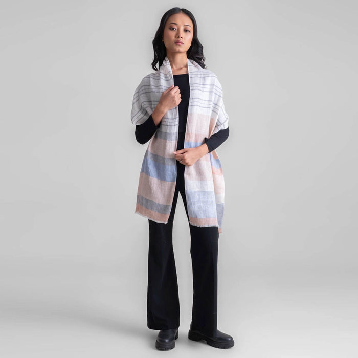 Sadhu Collective Soft Horizon Linen Scarf