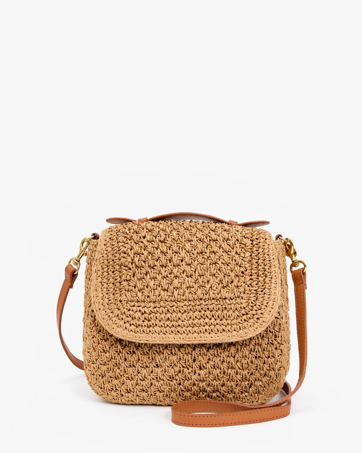 Clare V Louis Twisted Raffia Handbag