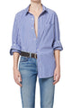 Navy Mesa Stripe