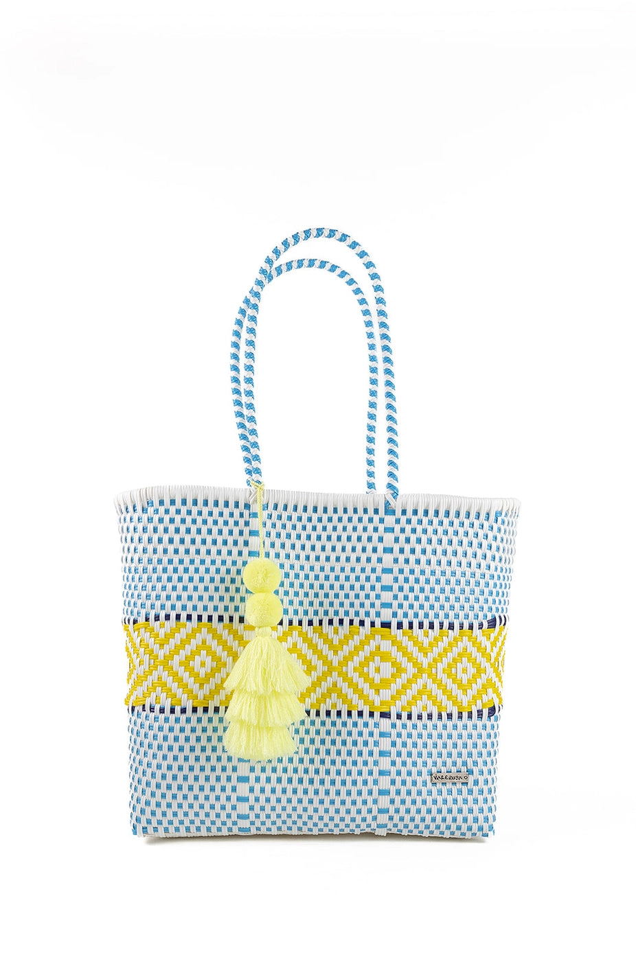 Valerosa Aqua con Limon Playera Tote