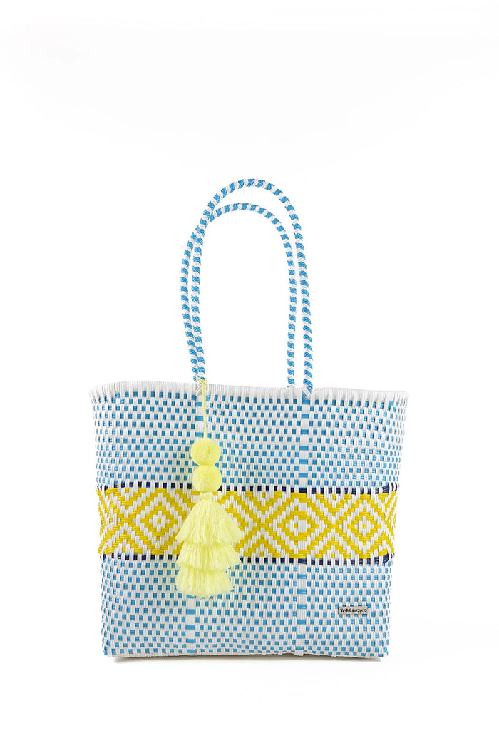 Valerosa Aqua con Limon Playera Tote