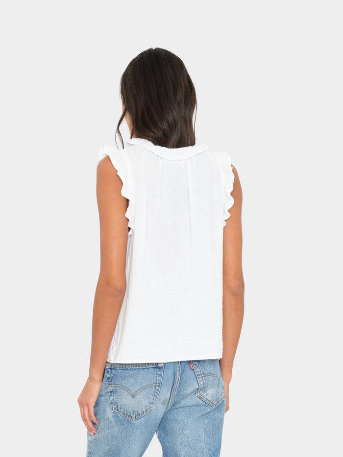Xirena Bex Cotton Gauze Top