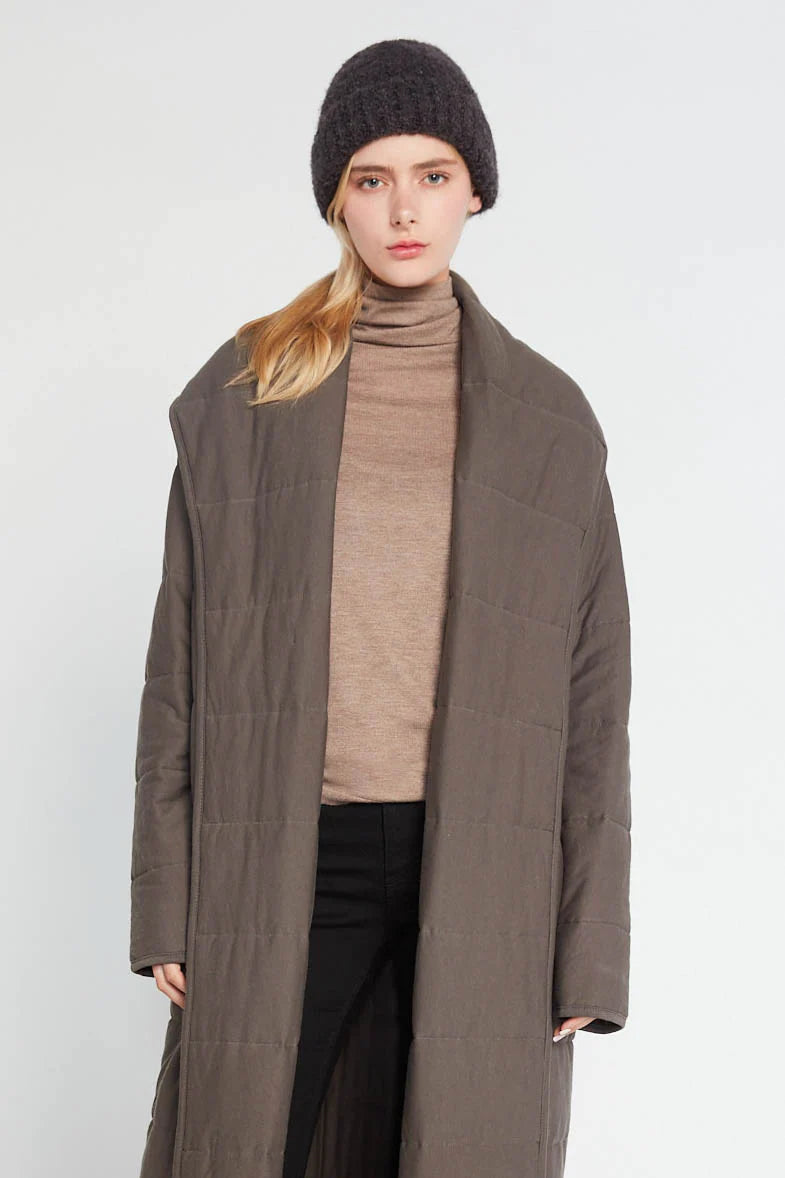 Look by M Fuzzy Block Beanie Hat