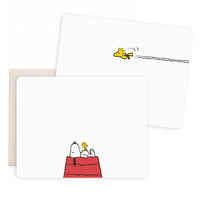 E.Frances Peanuts Snoopy Dog House Flat Notes