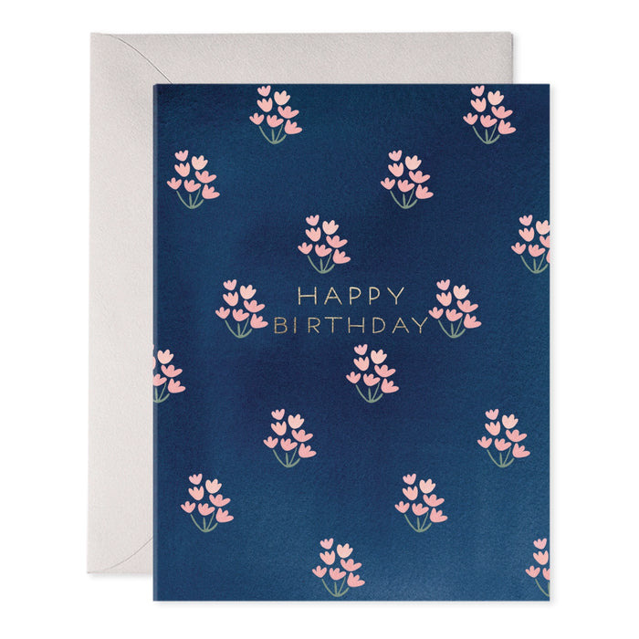 E.Frances Dainty Block Birthday Card