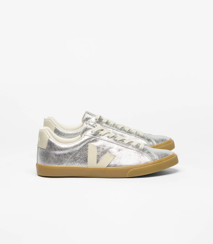 Veja Esplar Suede Silver Pierre Natural Sneaker